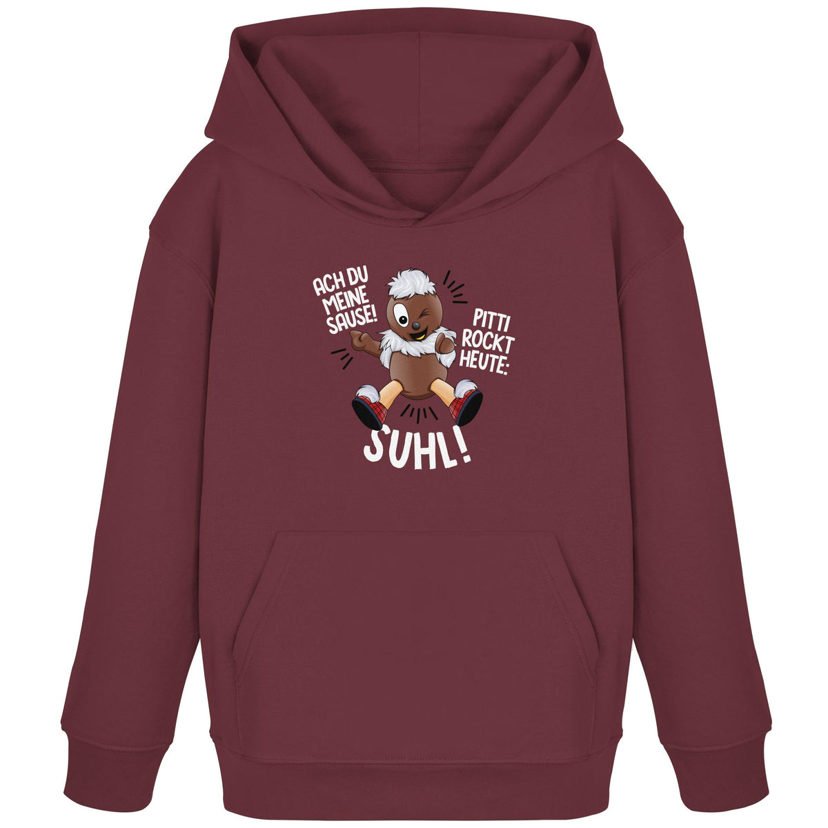 Pitti Stadt Nicki (Kinder Kapuze / Hoodie) • PITTI ROCKT HEUTE SUHL!