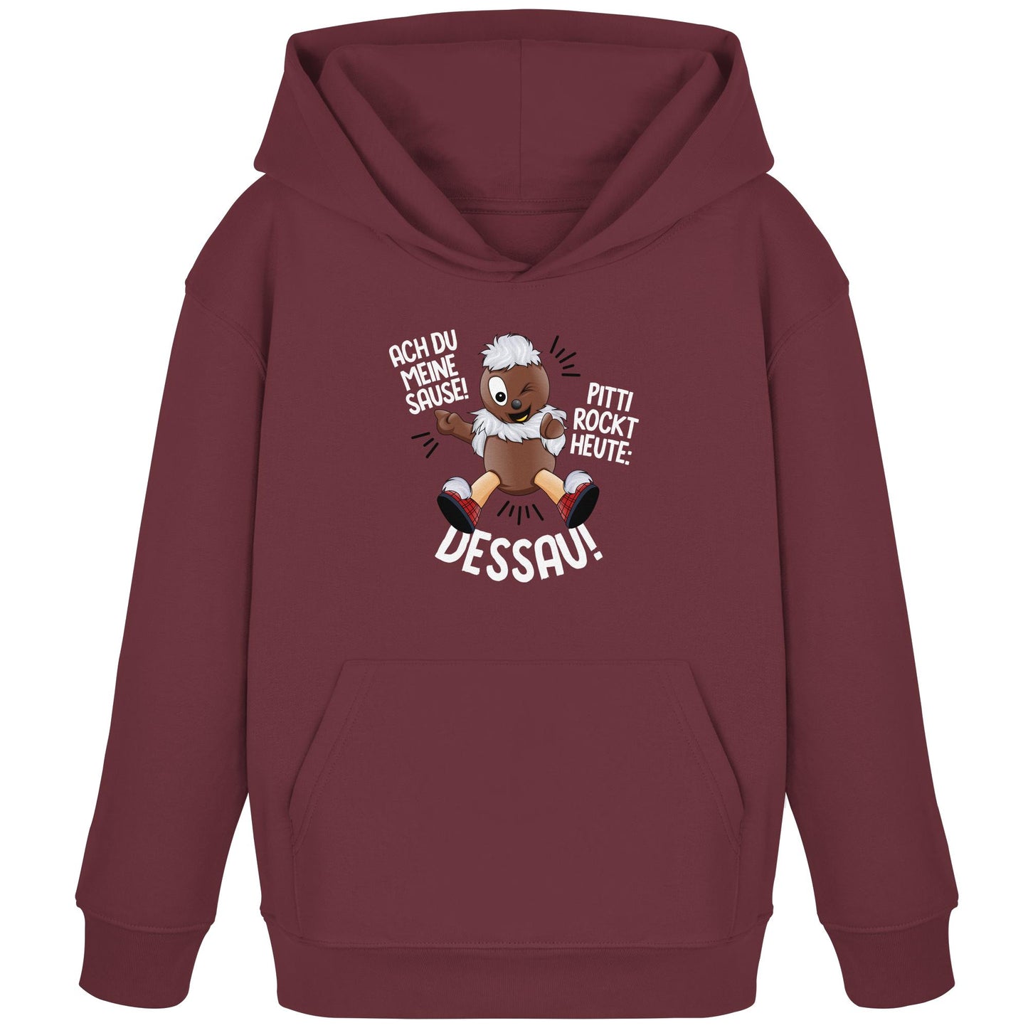 Pitti Stadt Nicki (Kinder Kapuze / Hoodie) • PITTI ROCKT HEUTE DESSAU!