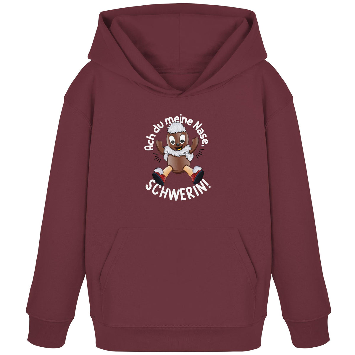 Pitti Stadt Nicki (Kinder Kapuze / Hoodie) • ACH DU MEINE NASE SCHWERIN!