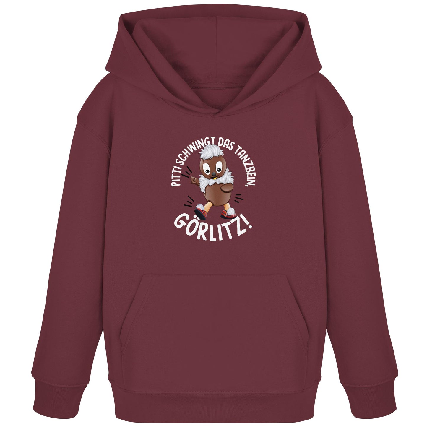 Pitti Stadt Nicki (Kinder Kapuze / Hoodie) • PITTI SCHWINGT DAS TANZBEIN, GÖRLITZ!