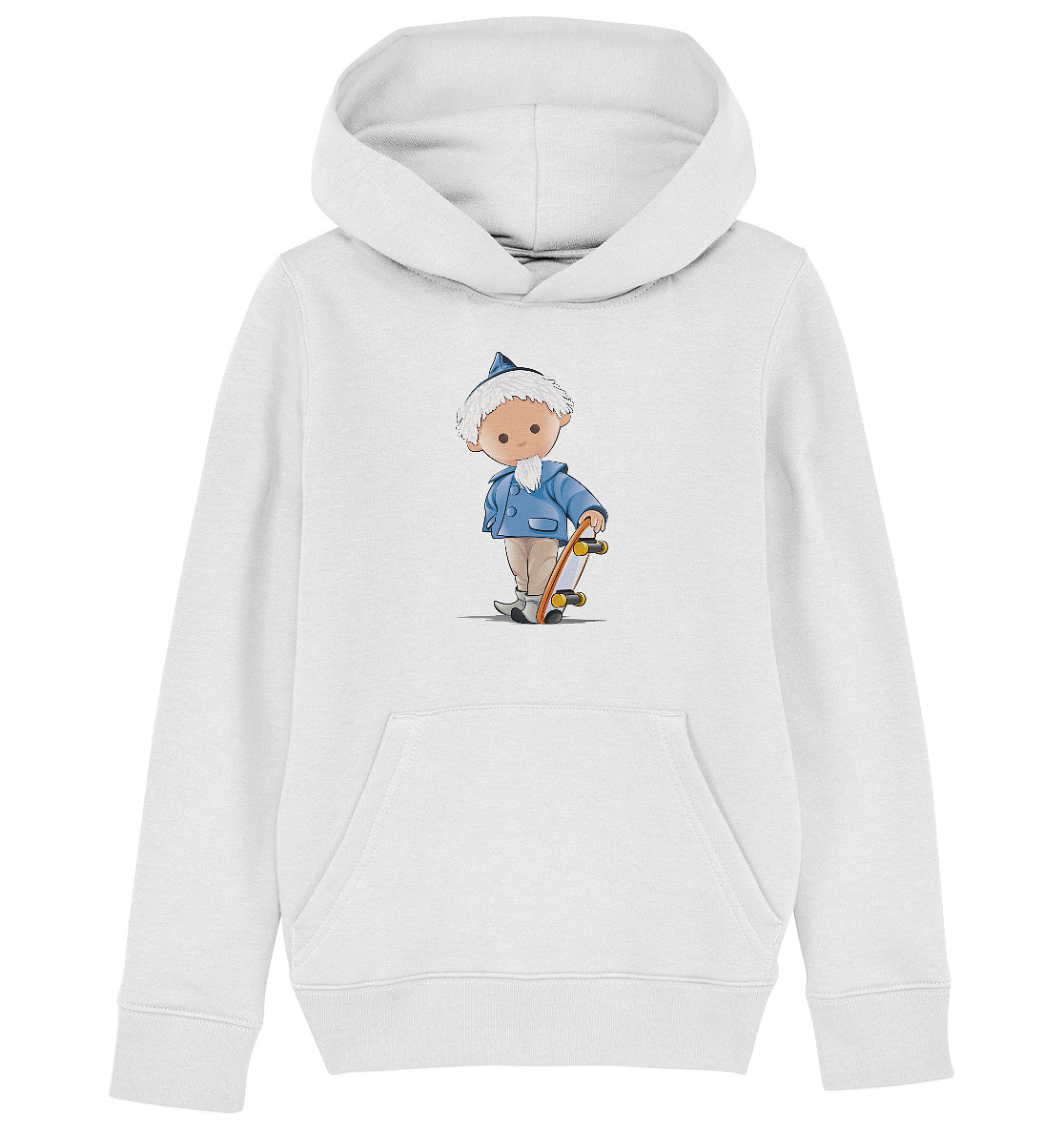 KINDER ORGANIC KAPUZENHOODIE • UNSER SANDMÄNNCHEN - ROLLBRETT-SKATER