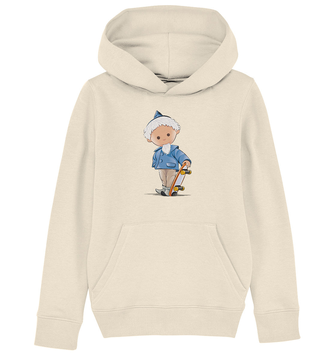 KINDER ORGANIC KAPUZENHOODIE • UNSER SANDMÄNNCHEN - ROLLBRETT-SKATER