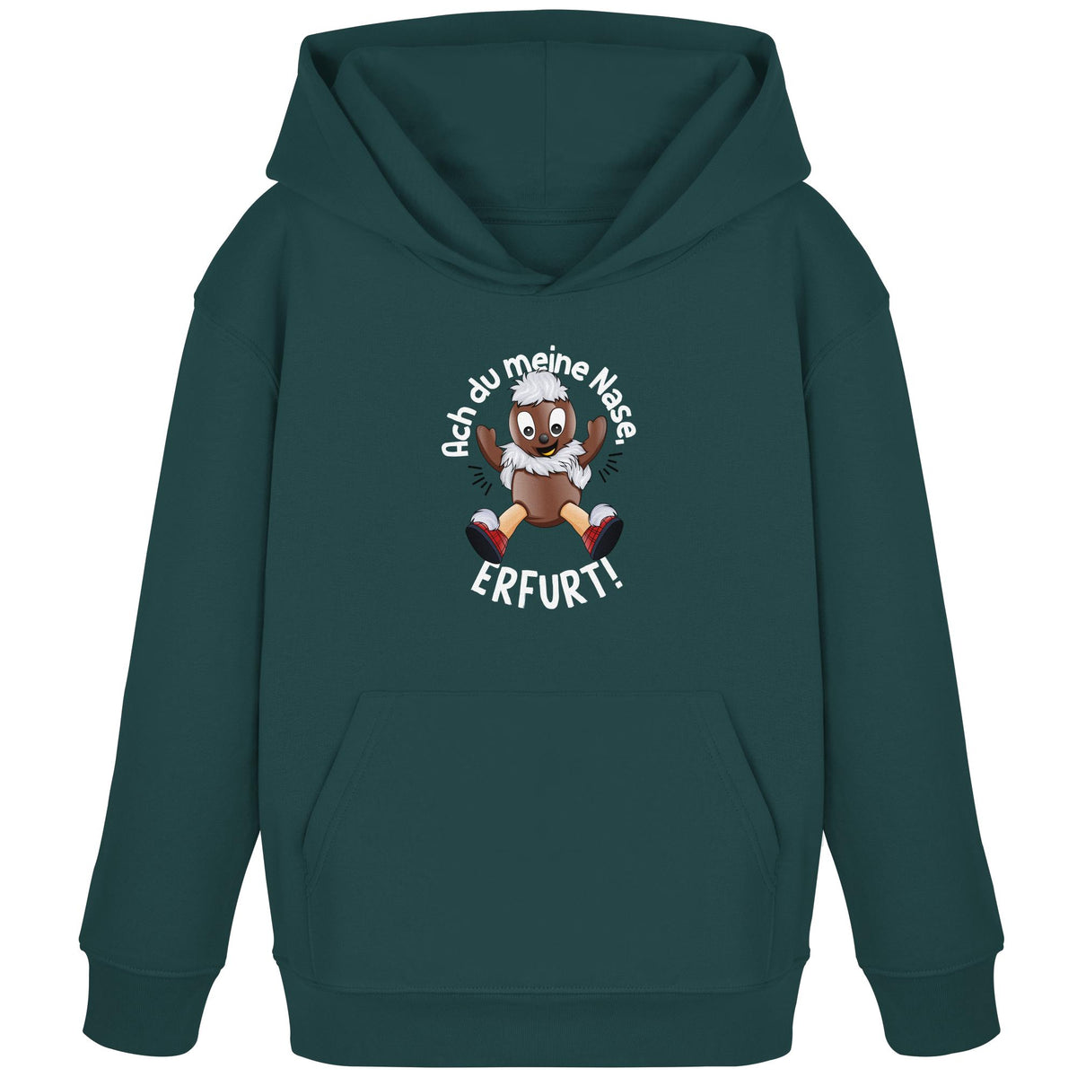 Pitti Stadt Nicki (Kinder Kapuze / Hoodie) • ACH DU MEINE NASE ERFURT!