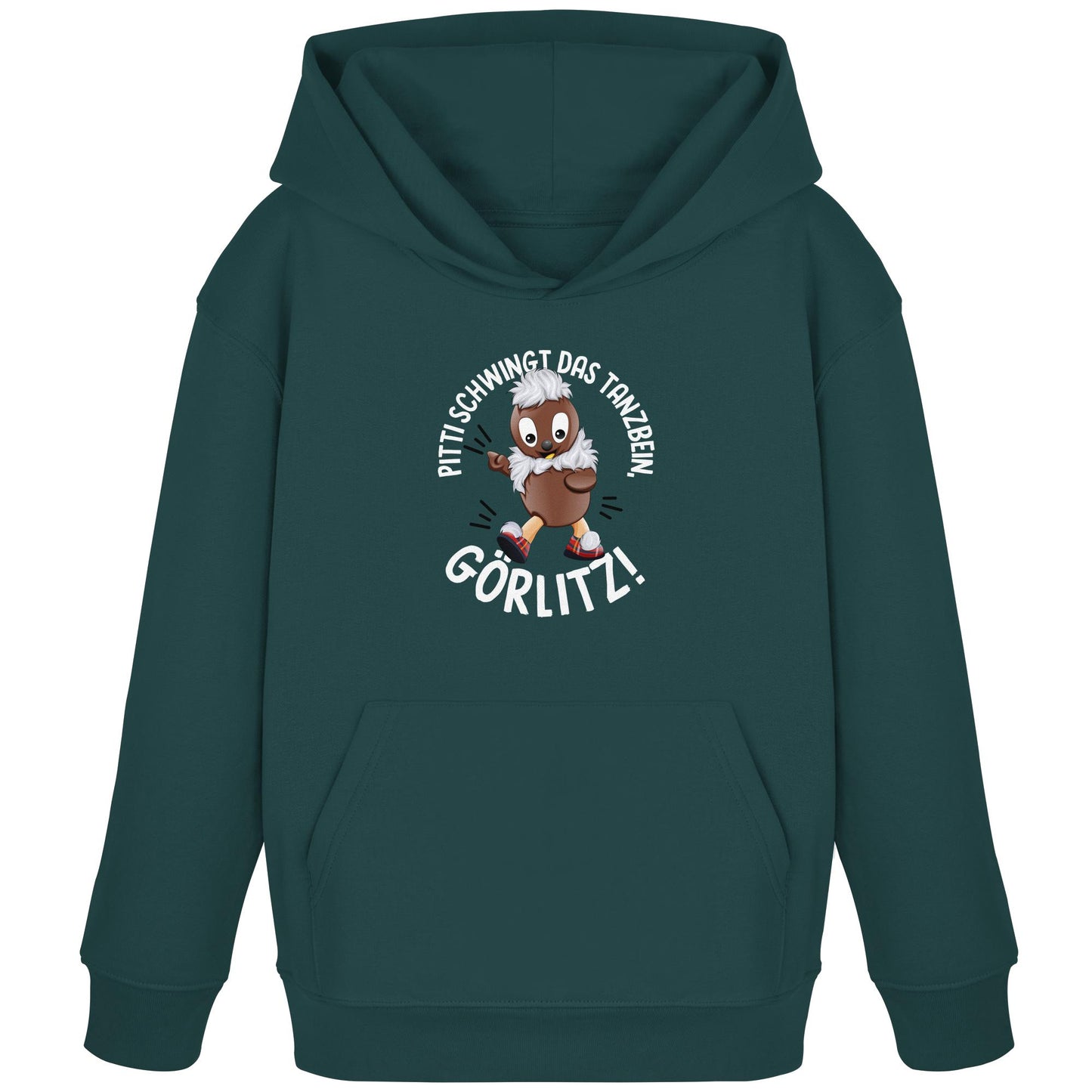 Pitti Stadt Nicki (Kinder Kapuze / Hoodie) • PITTI SCHWINGT DAS TANZBEIN, GÖRLITZ!