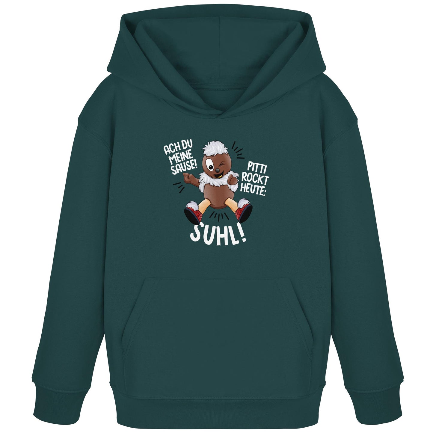 Pitti Stadt Nicki (Kinder Kapuze / Hoodie) • PITTI ROCKT HEUTE SUHL!