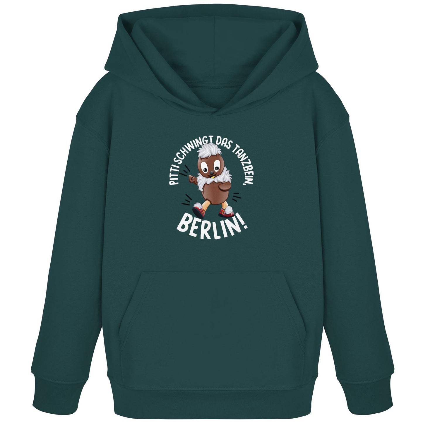 Pitti Stadt Nicki (Kinder Kapuze / Hoodie) • PITTI SCHWINGT DAS TANZBEIN, BERLIN!