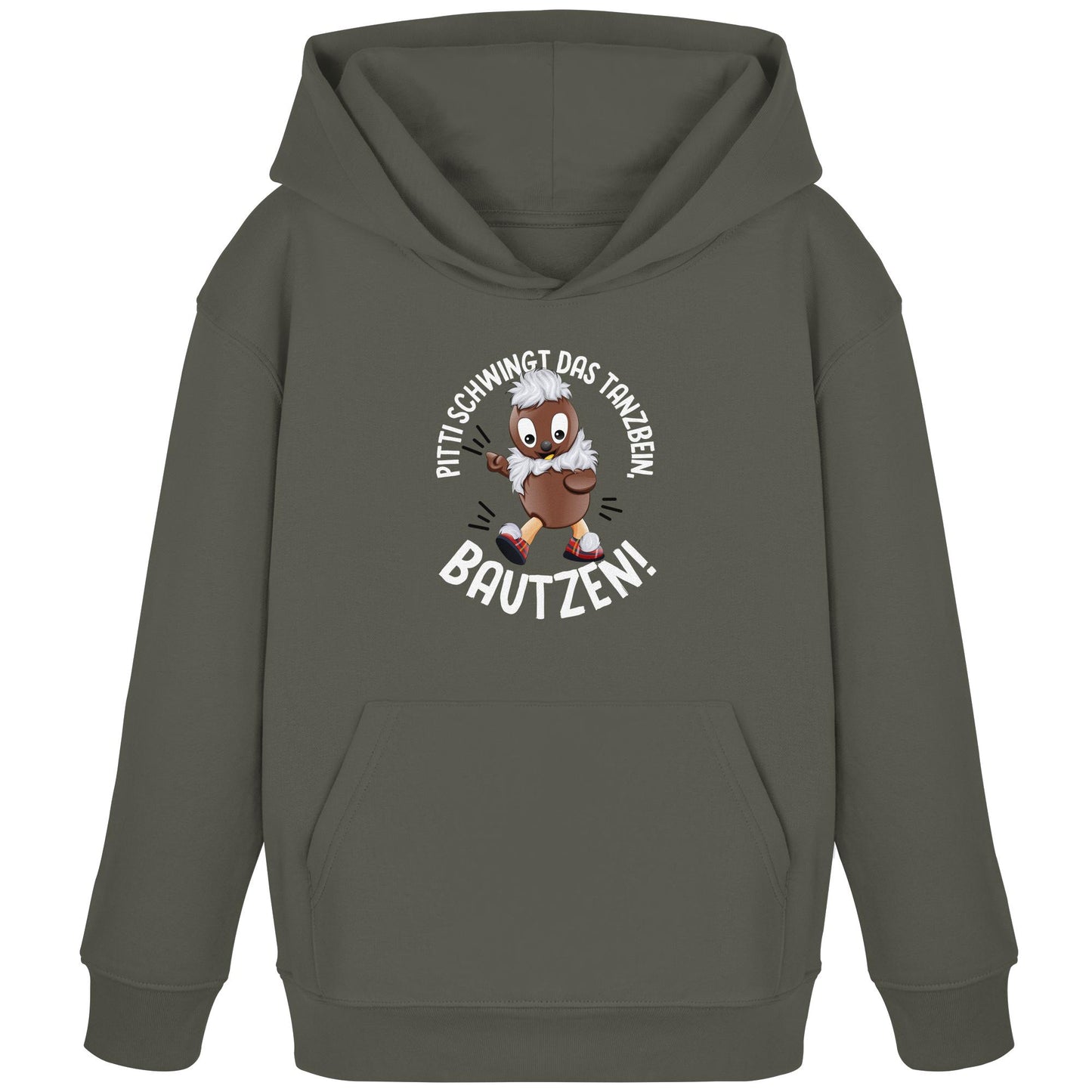 Pitti Stadt Nicki (Kinder Kapuze / Hoodie) • PITTI SCHWINGT DAS TANZBEIN, BAUTZEN!