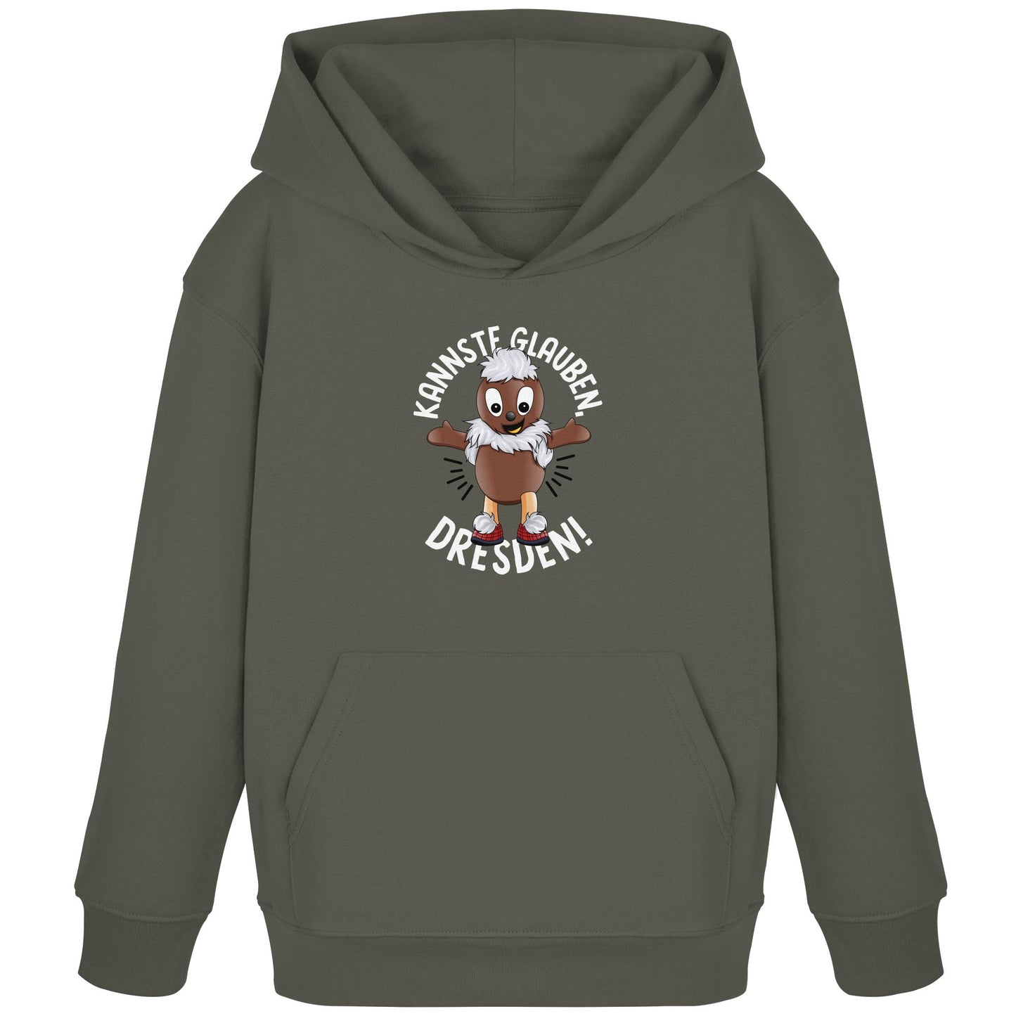 Pitti Stadt Nicki (Kinder Kapuze / Hoodie) • KANNSTE GLAUBEN, DRESDEN!