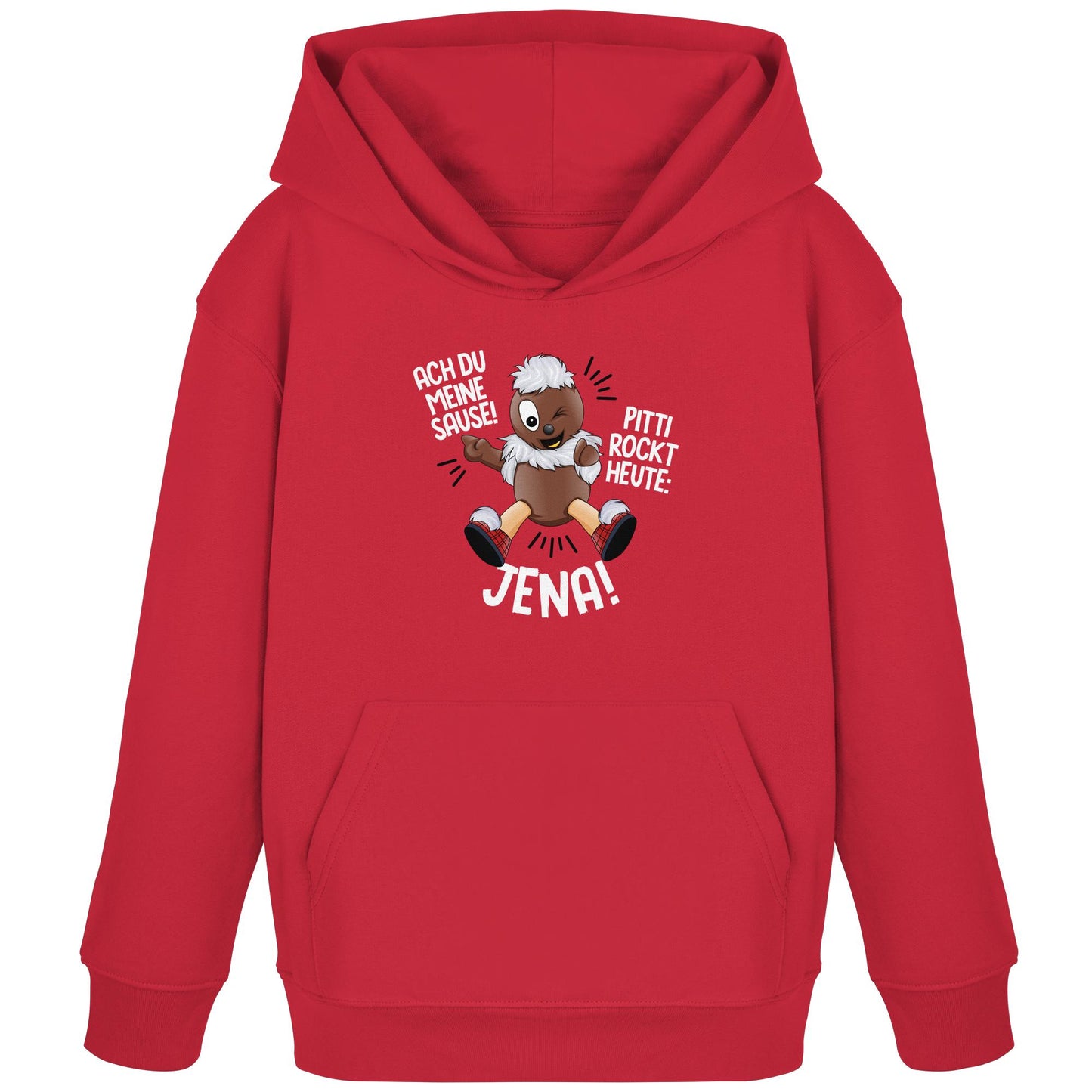 Pitti Stadt Nicki (Kinder Kapuze / Hoodie) • PITTI ROCKT HEUTE JENA!