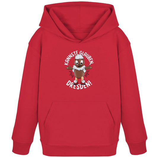 Pitti Stadt Nicki (Kinder Kapuze / Hoodie) • KANNSTE GLAUBEN, DRESDEN!