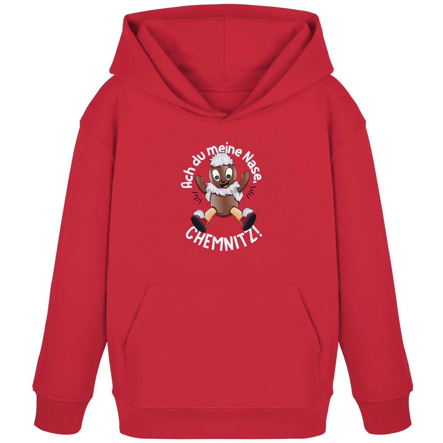 Pitti Stadt Nicki (Kinder Kapuze / Hoodie) • ACH DU MEINE NASE CHEMNITZ!
