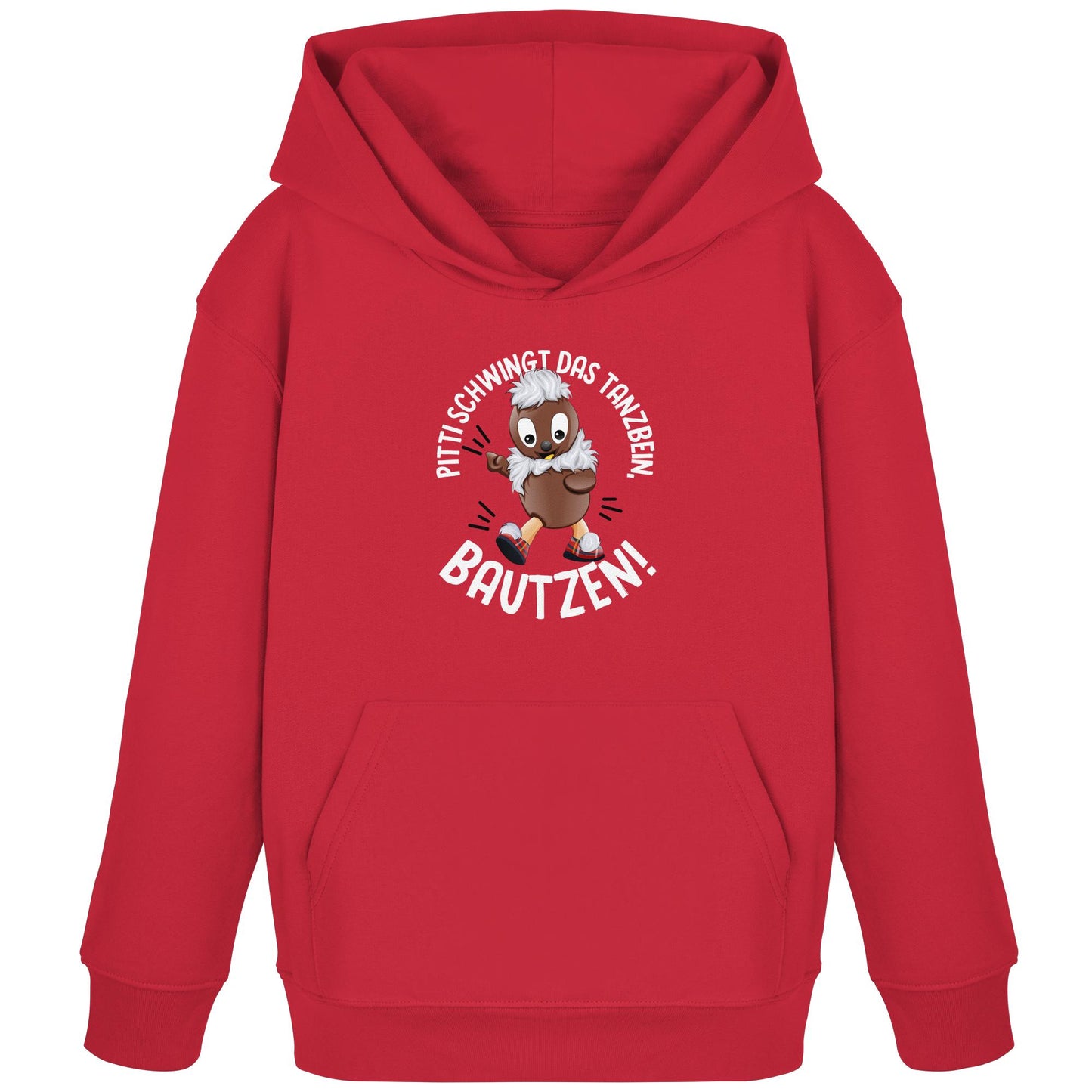 Pitti Stadt Nicki (Kinder Kapuze / Hoodie) • PITTI SCHWINGT DAS TANZBEIN, BAUTZEN!