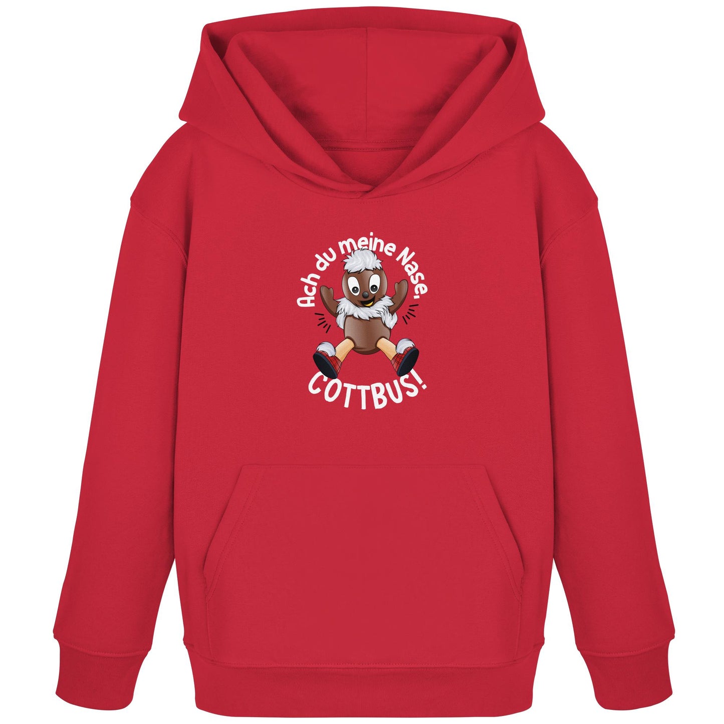 Pitti Stadt Nicki (Kinder Kapuze / Hoodie) • ACH DU MEINE NASE COTTBUS!