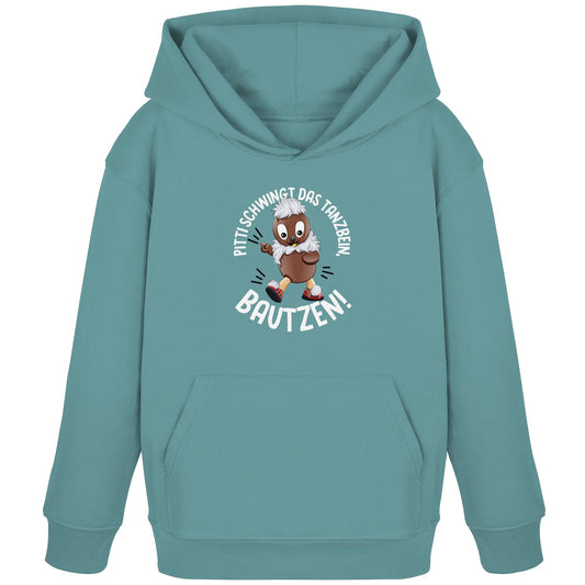 Pitti Stadt Nicki (Kinder Kapuze / Hoodie) • PITTI SCHWINGT DAS TANZBEIN, BAUTZEN!