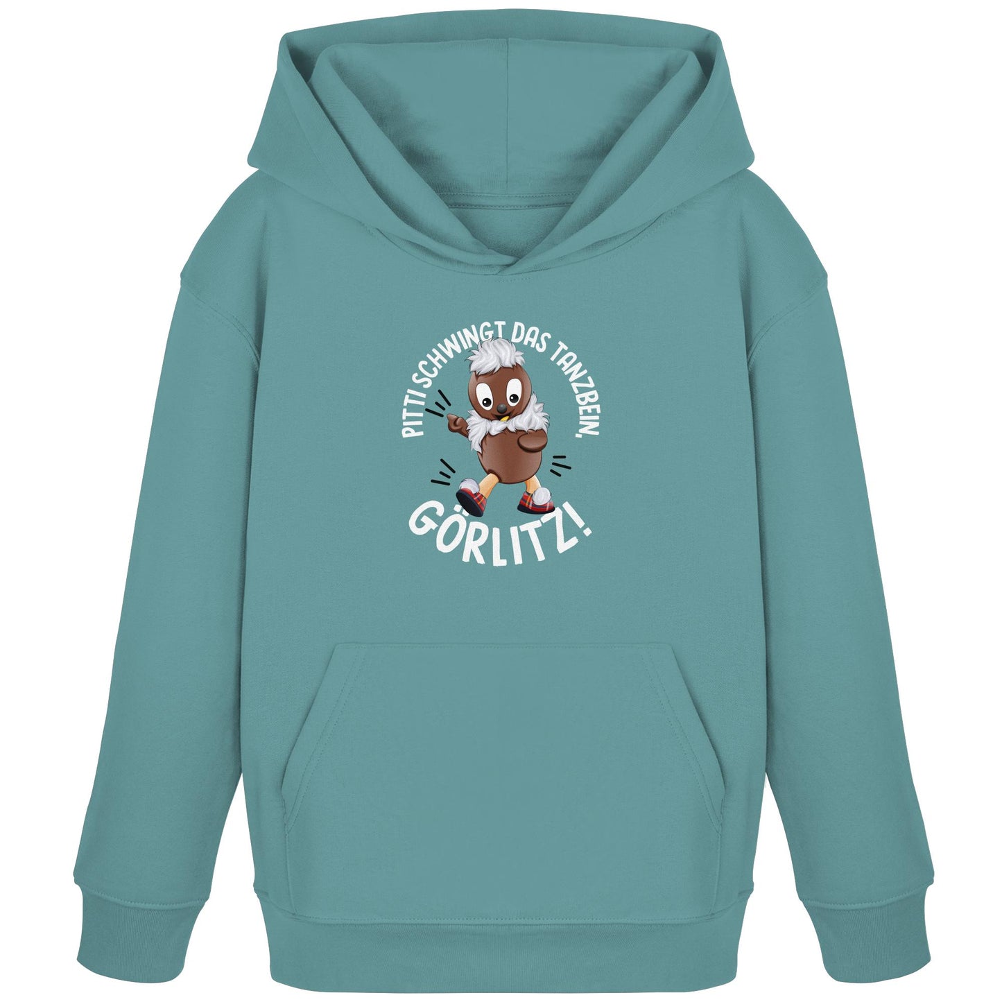 Pitti Stadt Nicki (Kinder Kapuze / Hoodie) • PITTI SCHWINGT DAS TANZBEIN, GÖRLITZ!