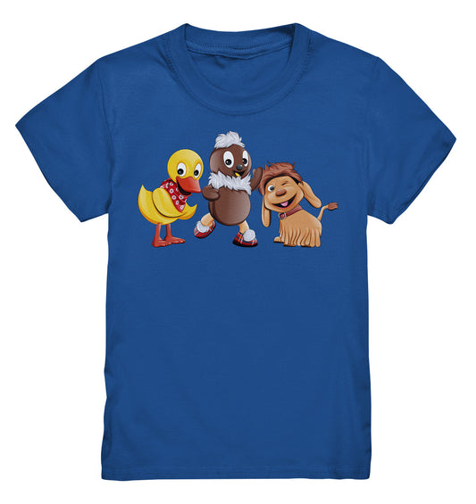 KINDER PREMIUM SHIRT • UNSER SANDMÄNNCHEN - PITTI, MOPPI & SCHNATTERINCHEN