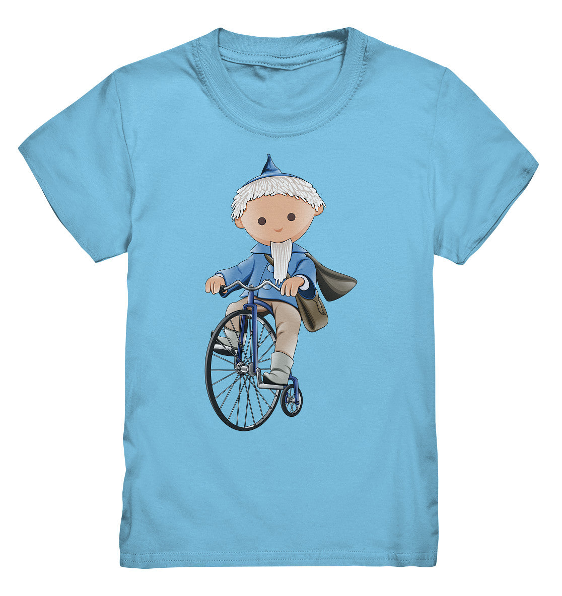 KINDER PREMIUM SHIRT • UNSER SANDMÄNNCHEN - AUF DEM HOCHRAD - BLAU (PU-97, 1969)