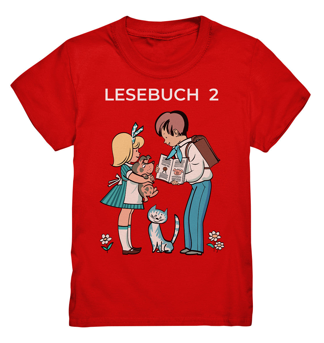 KINDER PREMIUM SHIRT • LESEBUCH 2. KLASSE DDR