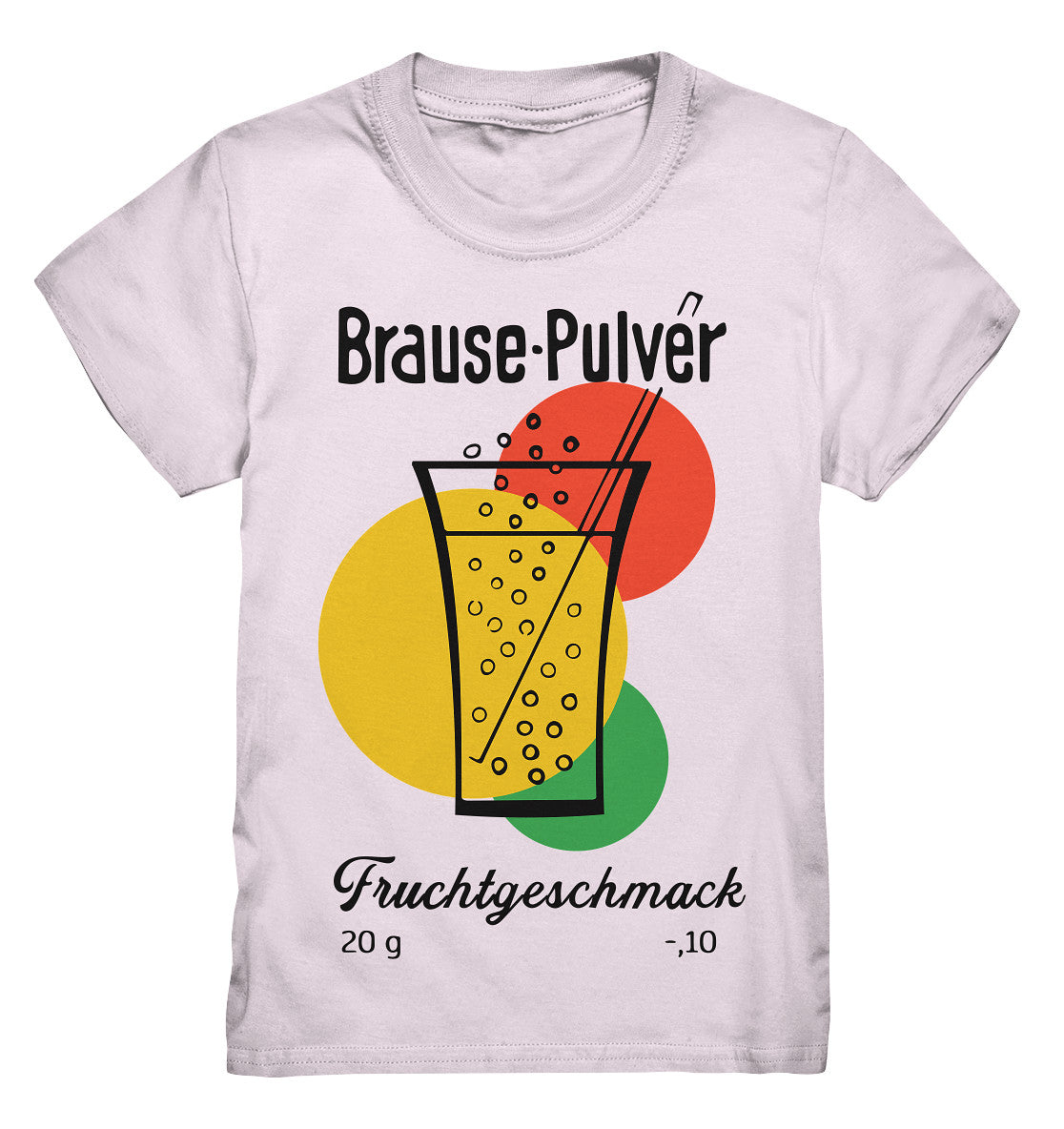 KINDER PREMIUM SHIRT • BRAUSE-PULVER FRUCHTGESCHMACK