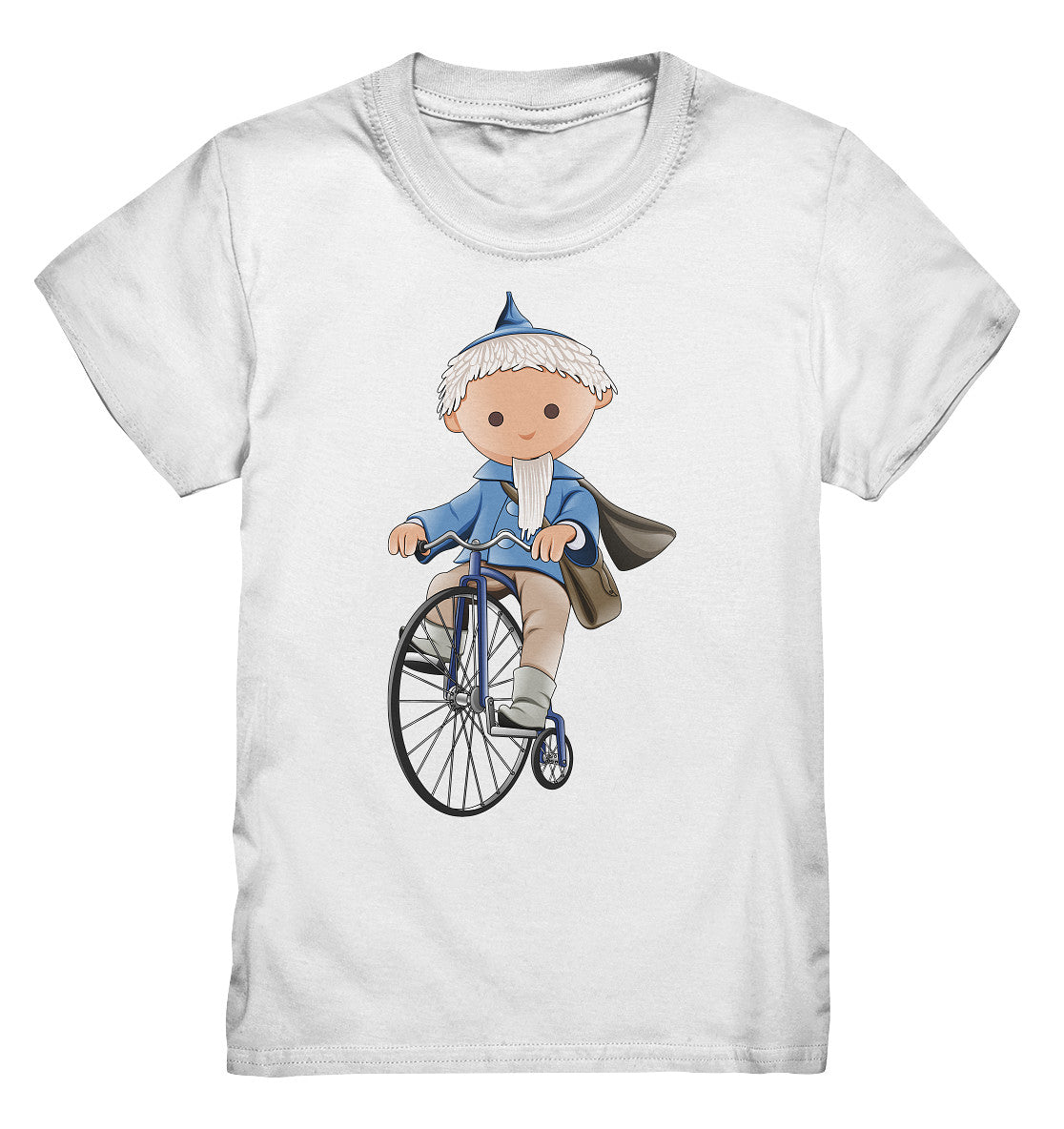 KINDER PREMIUM SHIRT • UNSER SANDMÄNNCHEN - AUF DEM HOCHRAD - BLAU (PU-97, 1969)