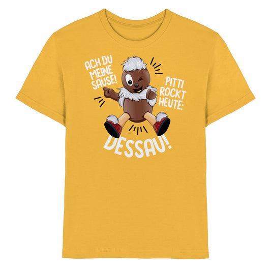 Pitti Stadt Nicki (Kinder Premium Shirt) • PITTI ROCKT HEUTE DESSAU!