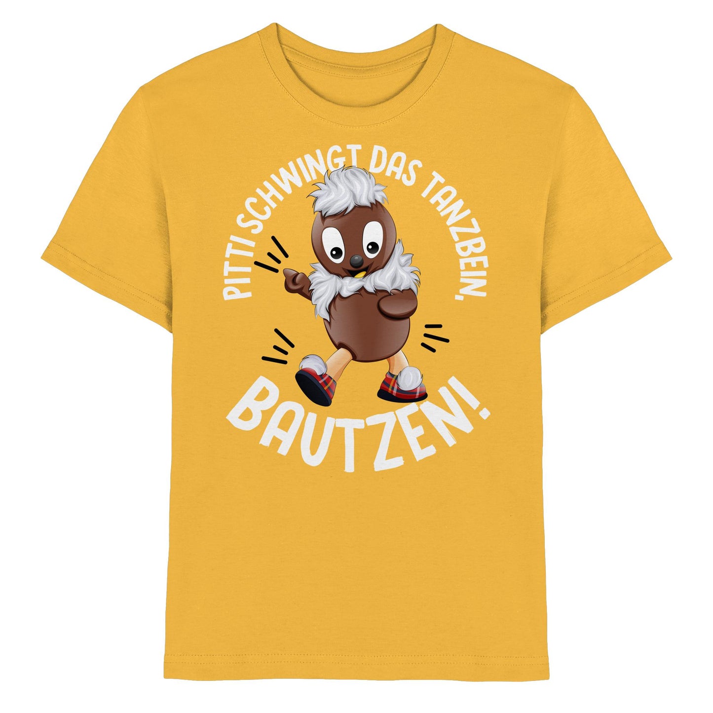 Pitti Stadt Nicki (Kinder Premium Shirt) • PITTI SCHWINGT DAS TANZBEIN, BAUTZEN!