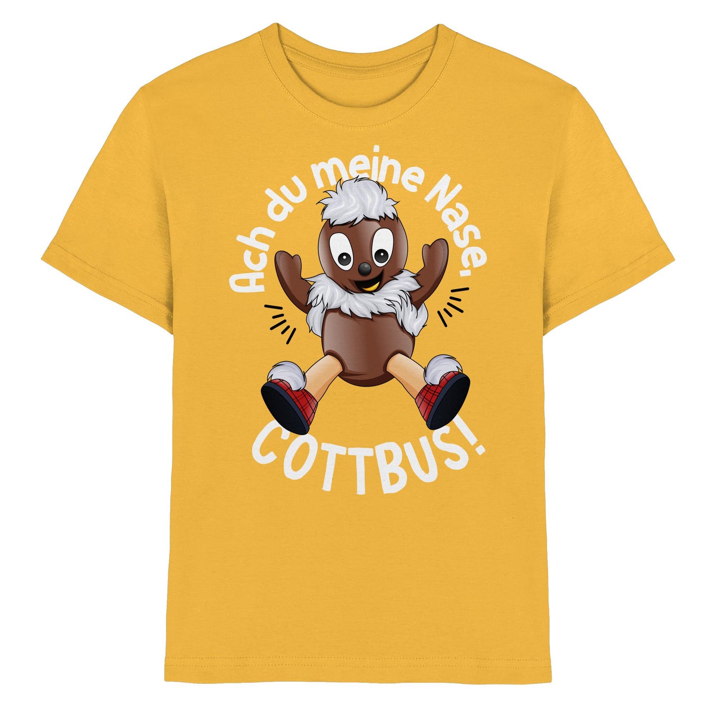 Pitti Stadt Nicki (Kinder Premium Shirt) • ACH DU MEINE NASE COTTBUS!