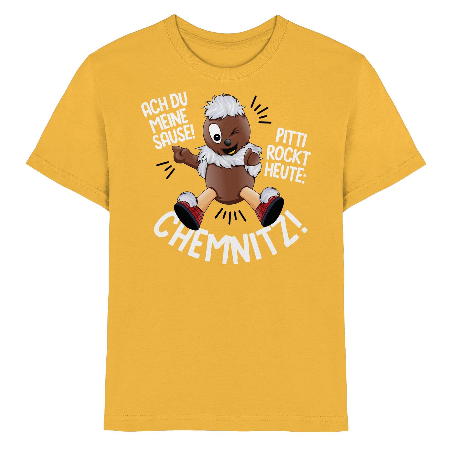 Pitti Stadt Nicki (Kinder Premium Shirt) • PITTI ROCKT HEUTE CHEMNITZ!