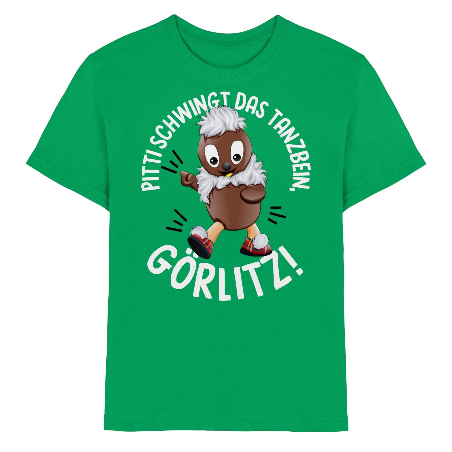 Pitti Stadt Nicki (Kinder Premium Shirt) • PITTI SCHWINGT DAS TANZBEIN, GÖRLITZ!