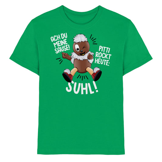 Pitti Stadt Nicki (Kinder Premium Shirt) • PITTI ROCKT HEUTE SUHL!