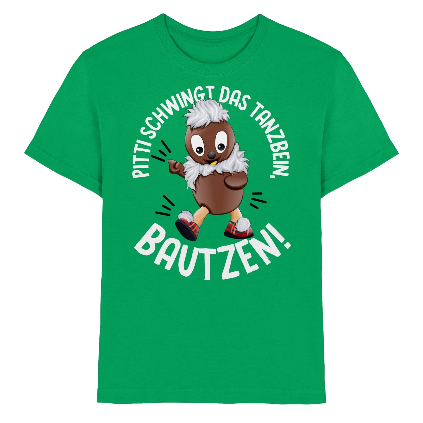 Pitti Stadt Nicki (Kinder Premium Shirt) • PITTI SCHWINGT DAS TANZBEIN, BAUTZEN!