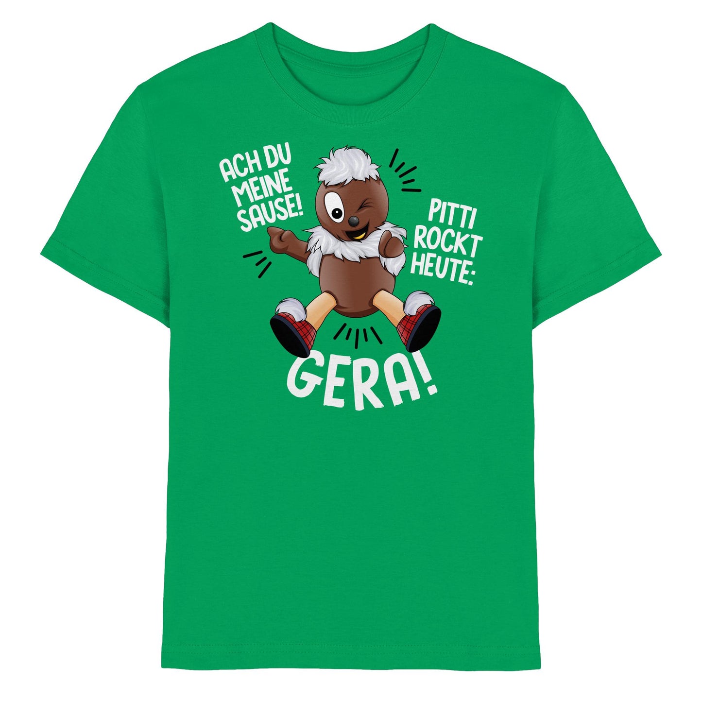 Pitti Stadt Nicki (Kinder Premium Shirt) • PITTI ROCKT HEUTE GERA!