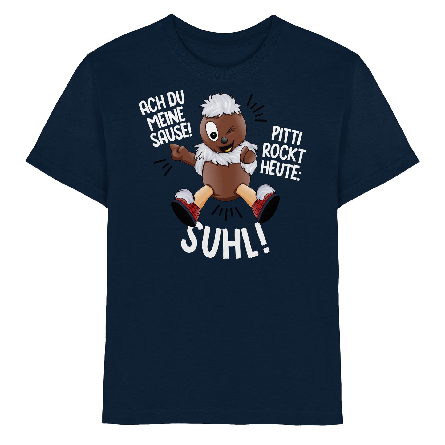 Pitti Stadt Nicki (Kinder Premium Shirt) • PITTI ROCKT HEUTE SUHL!