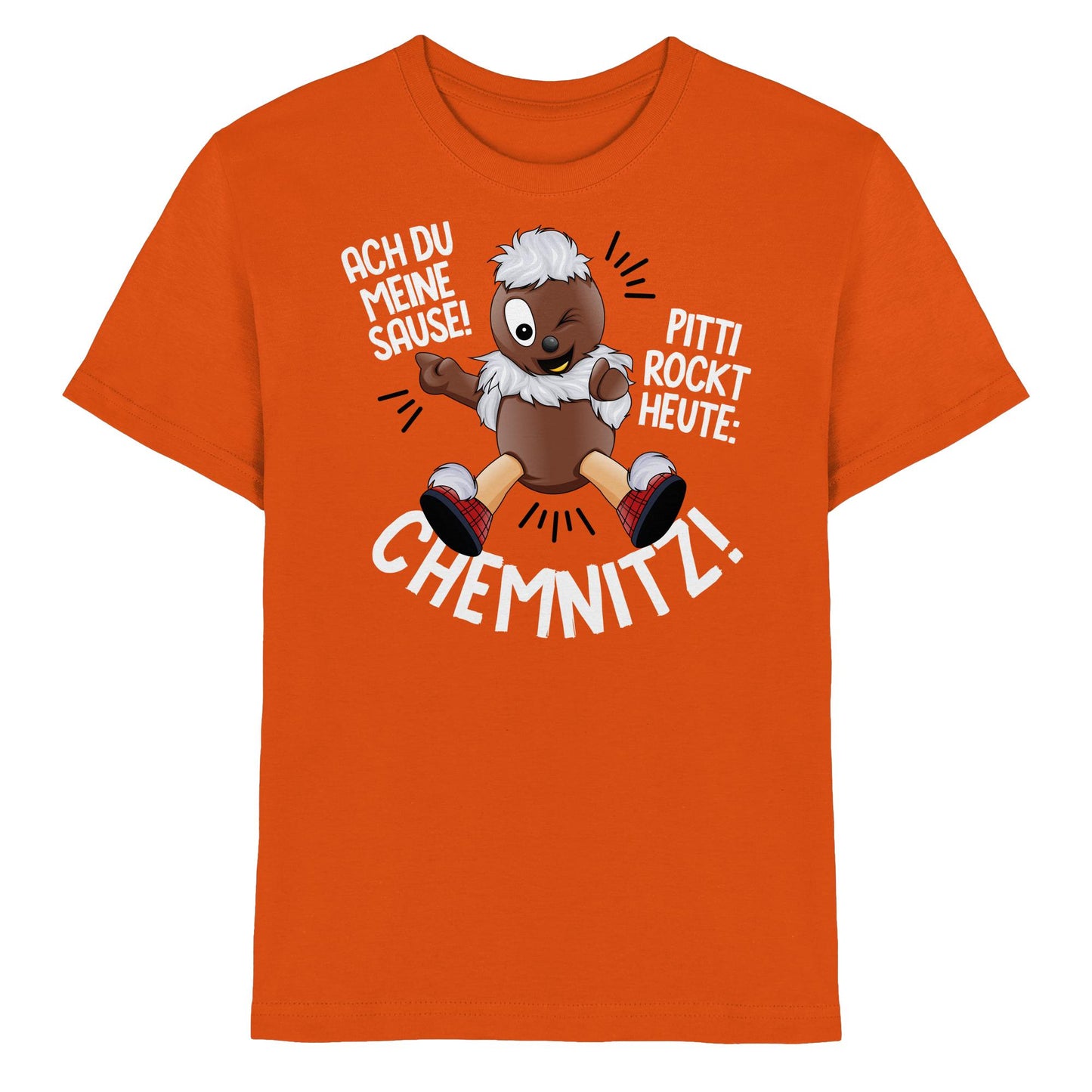 Pitti Stadt Nicki (Kinder Premium Shirt) • PITTI ROCKT HEUTE CHEMNITZ!
