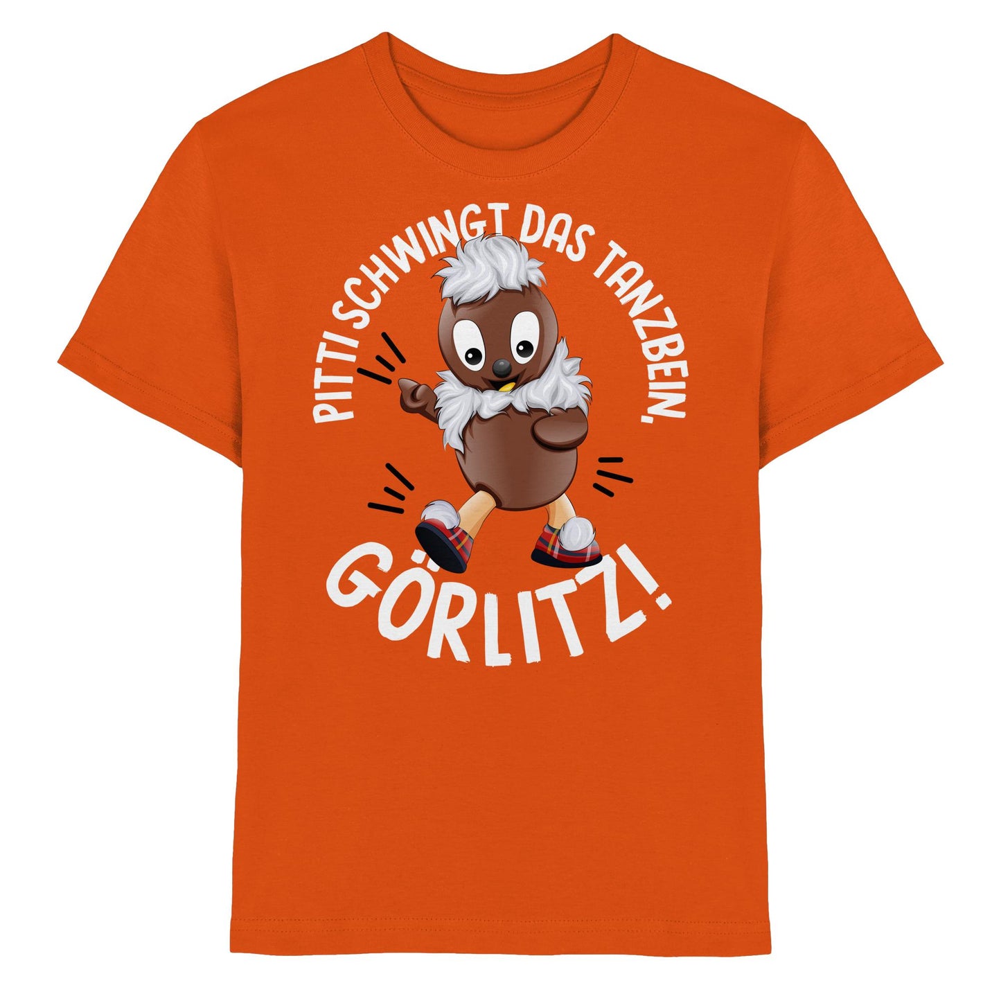 Pitti Stadt Nicki (Kinder Premium Shirt) • PITTI SCHWINGT DAS TANZBEIN, GÖRLITZ!