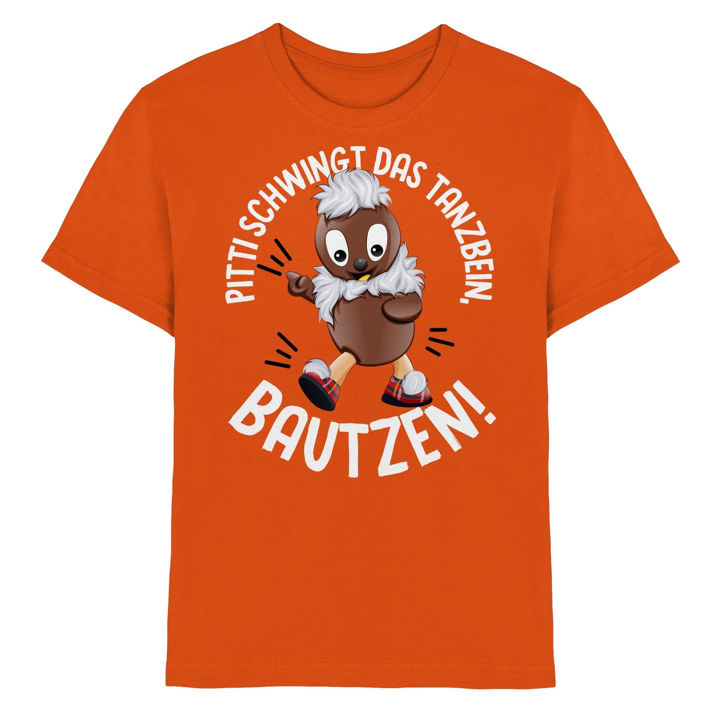Pitti Stadt Nicki (Kinder Premium Shirt) • PITTI SCHWINGT DAS TANZBEIN, BAUTZEN!