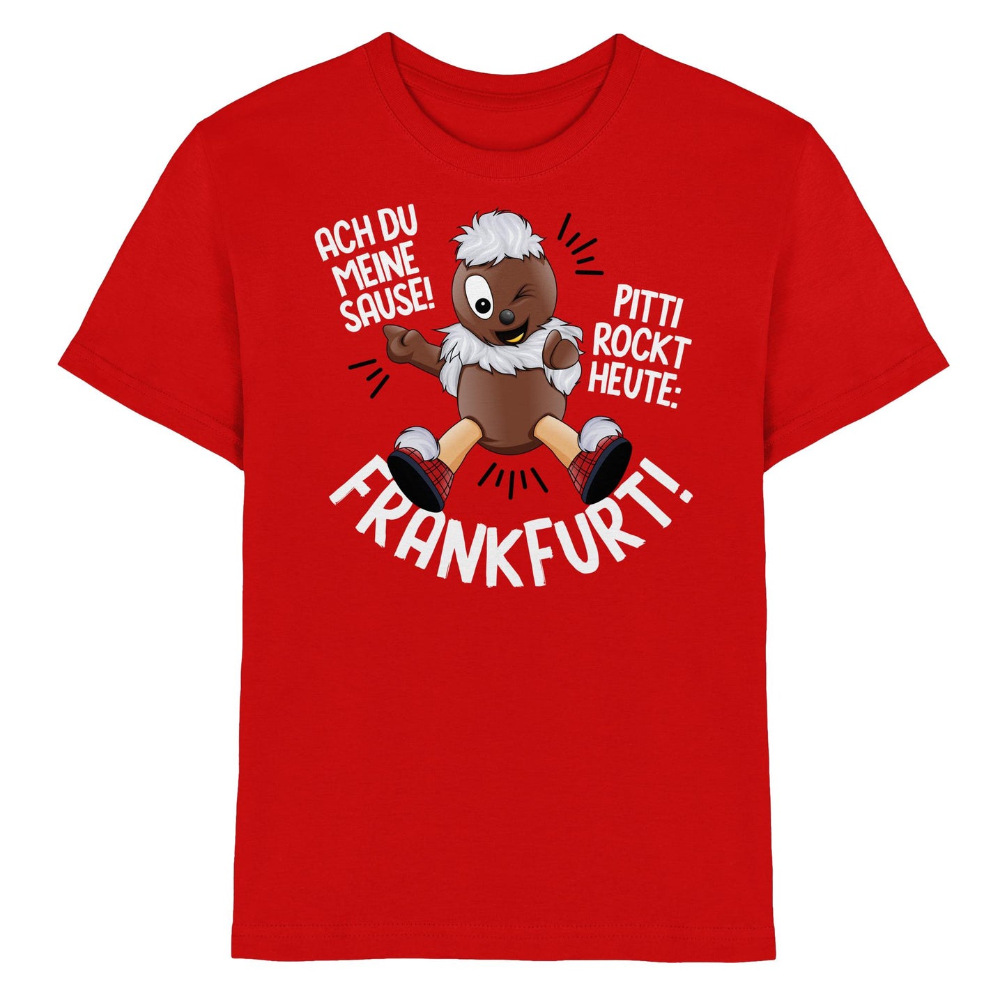 Pitti Stadt Nicki (Kinder Premium Shirt) • PITTI ROCKT HEUTE FRANKFURT!