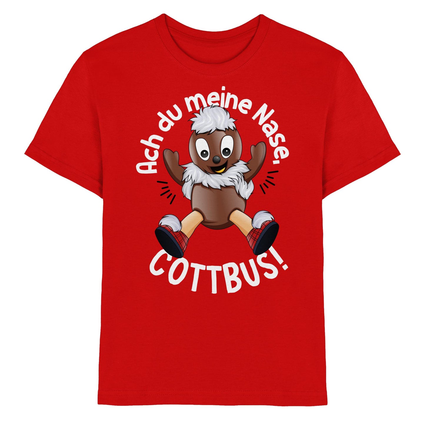 Pitti Stadt Nicki (Kinder Premium Shirt) • ACH DU MEINE NASE COTTBUS!