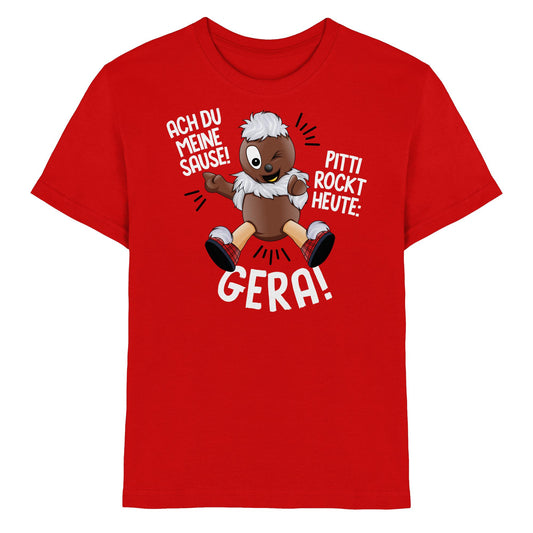 Pitti Stadt Nicki (Kinder Premium Shirt) • PITTI ROCKT HEUTE GERA!