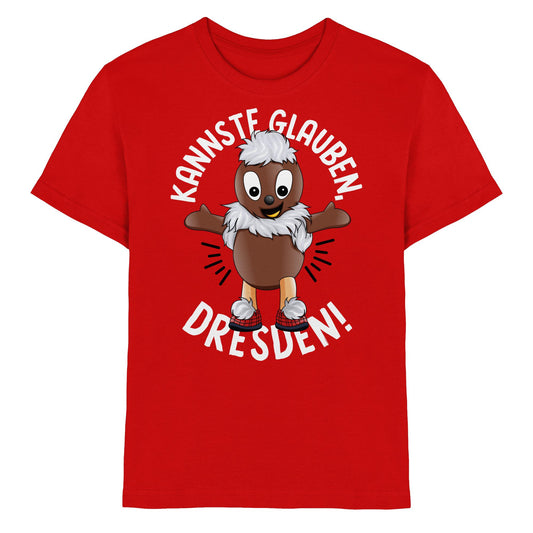 Pitti Stadt Nicki (Kinder Premium Shirt) • KANNSTE GLAUBEN, DRESDEN!