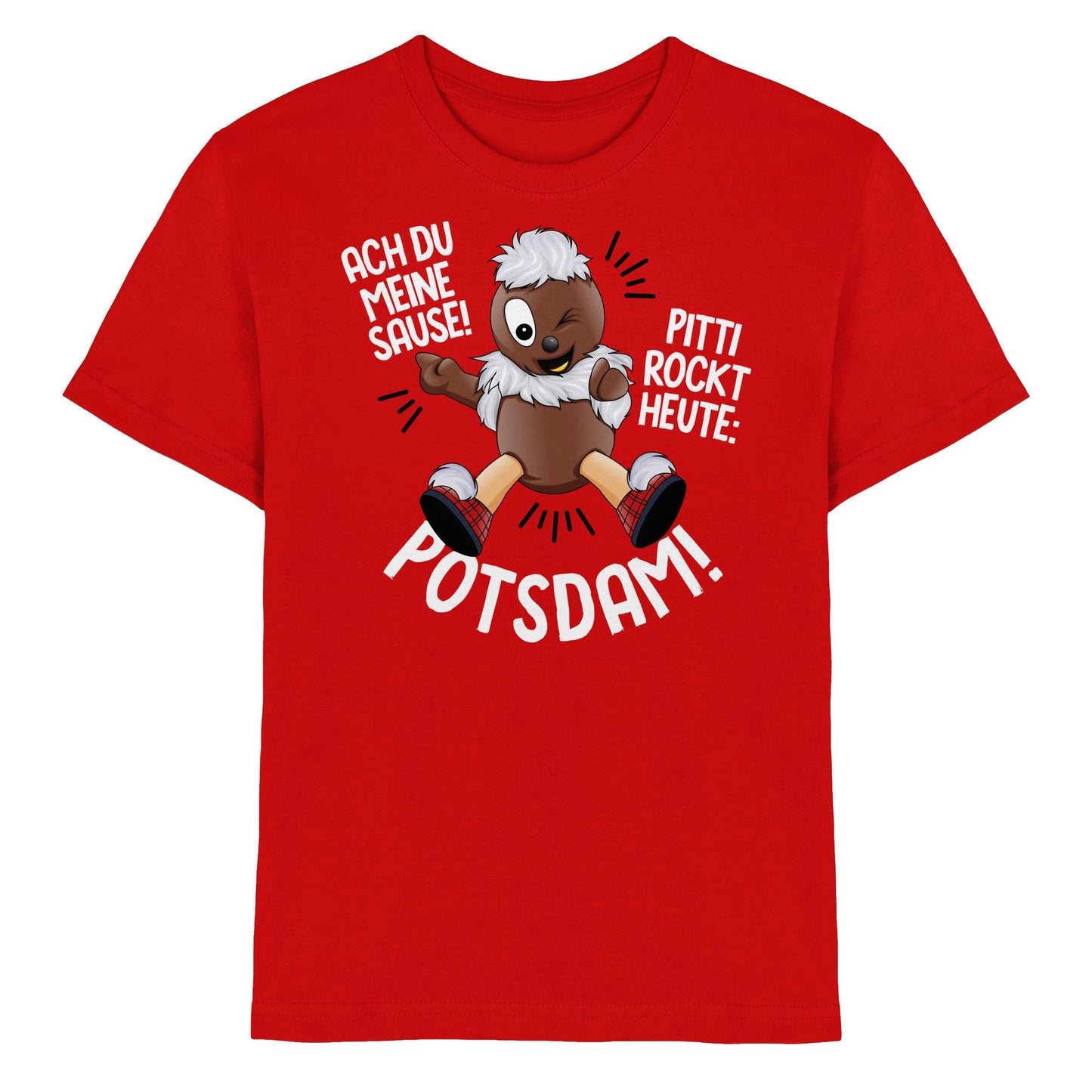 Pitti Stadt Nicki (Kinder Premium Shirt) • PITTI ROCKT HEUTE POTSDAM!