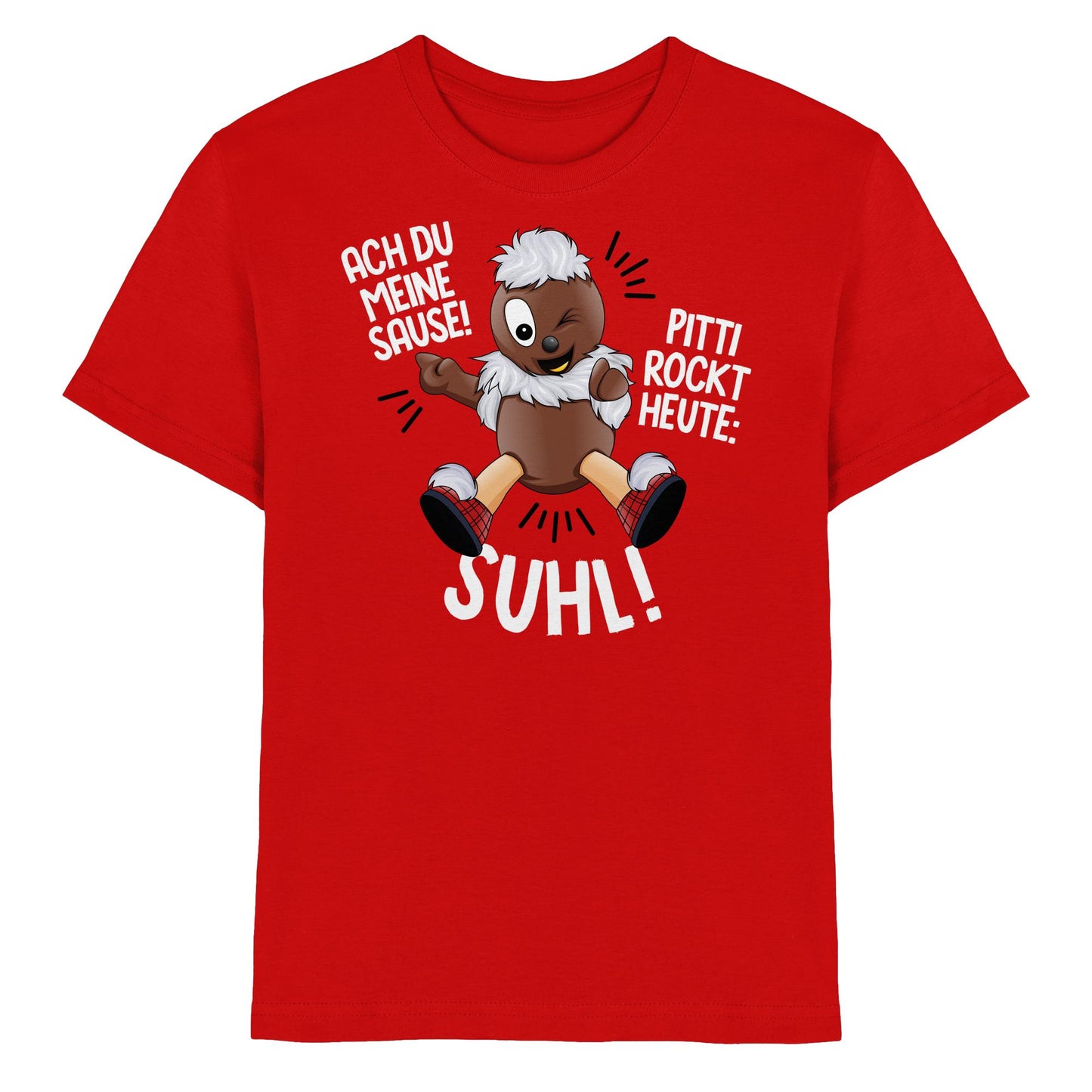 Pitti Stadt Nicki (Kinder Premium Shirt) • PITTI ROCKT HEUTE SUHL!