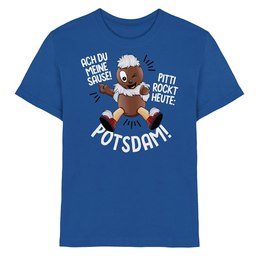 Pitti Stadt Nicki (Kinder Premium Shirt) • PITTI ROCKT HEUTE POTSDAM!