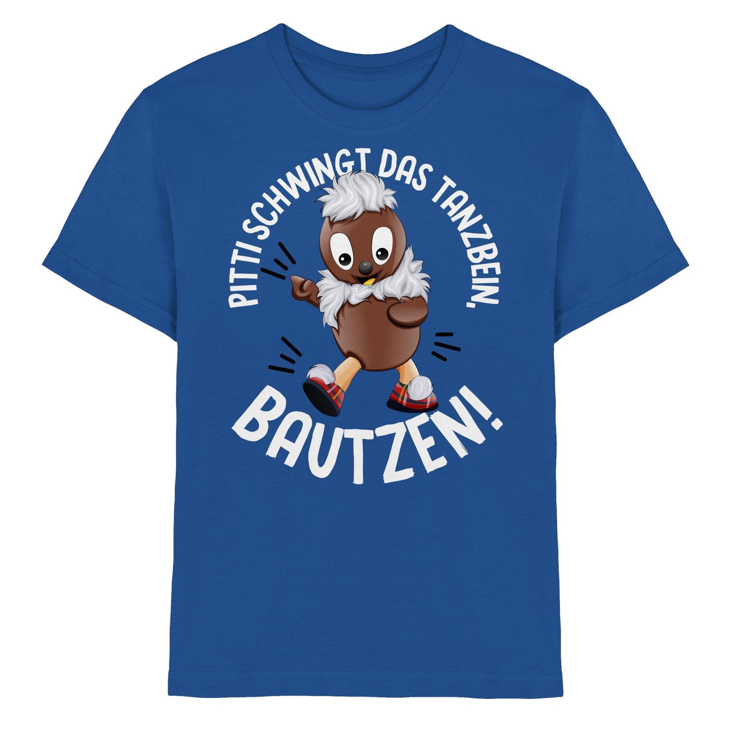 Pitti Stadt Nicki (Kinder Premium Shirt) • PITTI SCHWINGT DAS TANZBEIN, BAUTZEN!