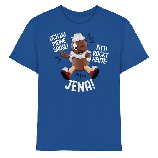 Pitti Stadt Nicki (Kinder Premium Shirt) • PITTI ROCKT HEUTE JENA!
