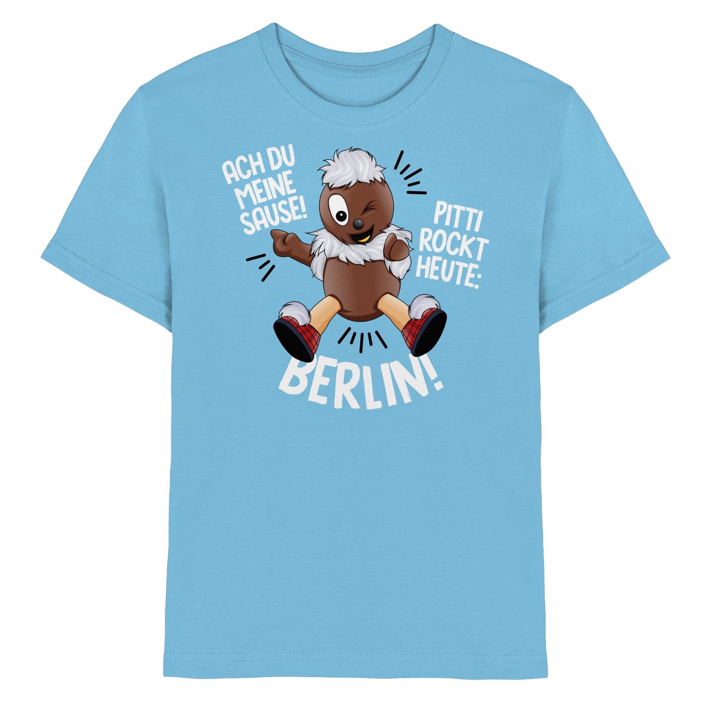 Pitti Stadt Nicki (Kinder Premium Shirt) • PITTI ROCKT HEUTE BERLIN!