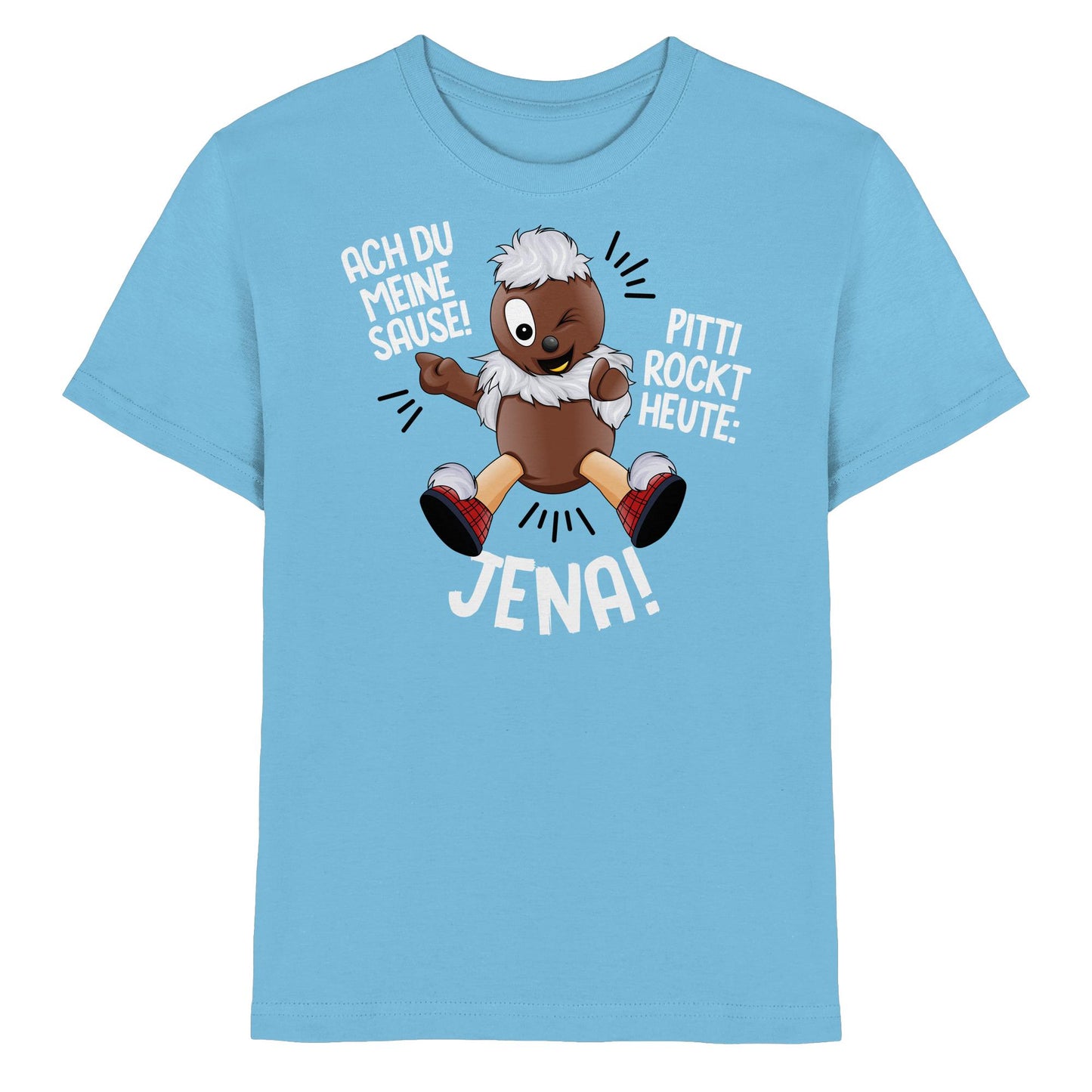Pitti Stadt Nicki (Kinder Premium Shirt) • PITTI ROCKT HEUTE JENA!