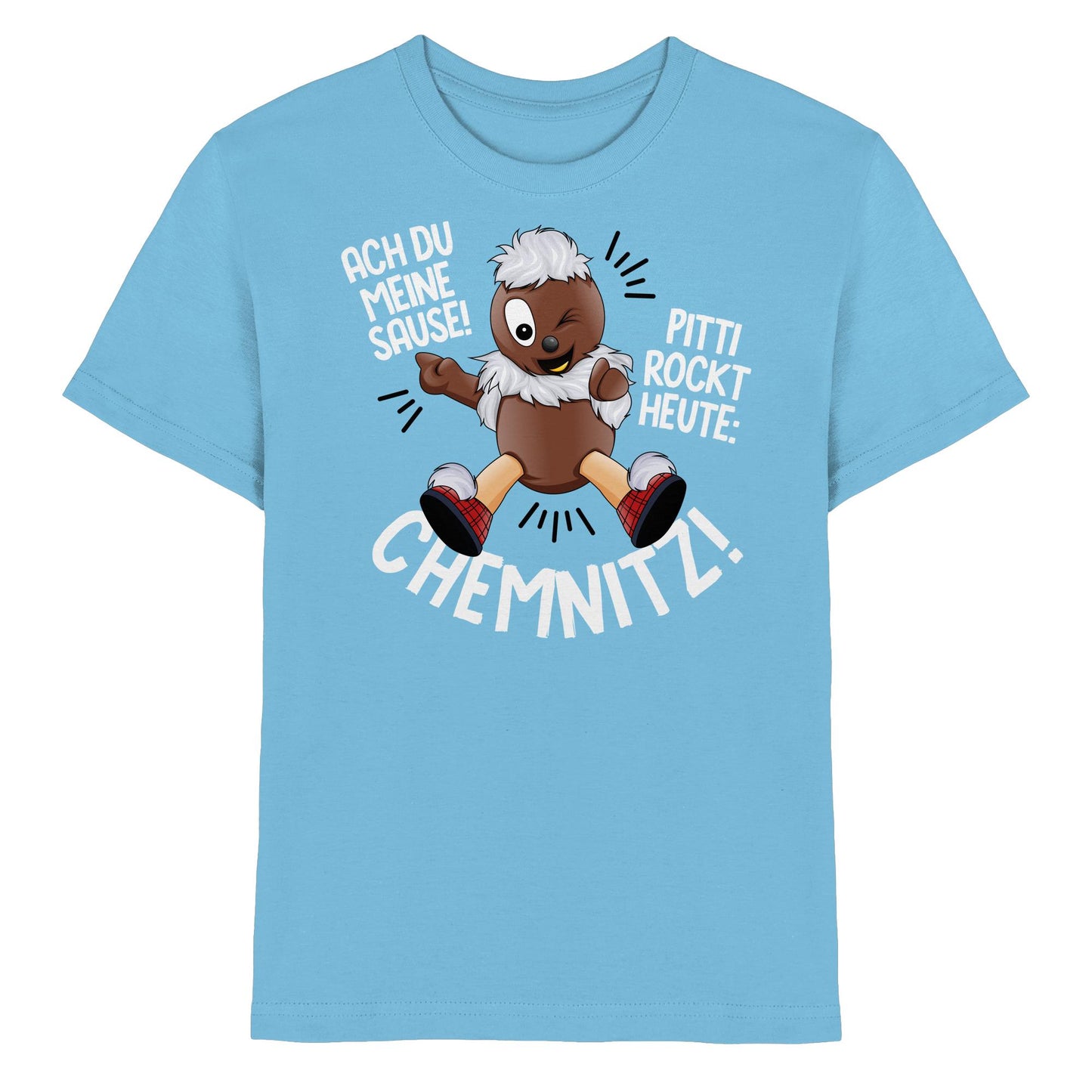 Pitti Stadt Nicki (Kinder Premium Shirt) • PITTI ROCKT HEUTE CHEMNITZ!