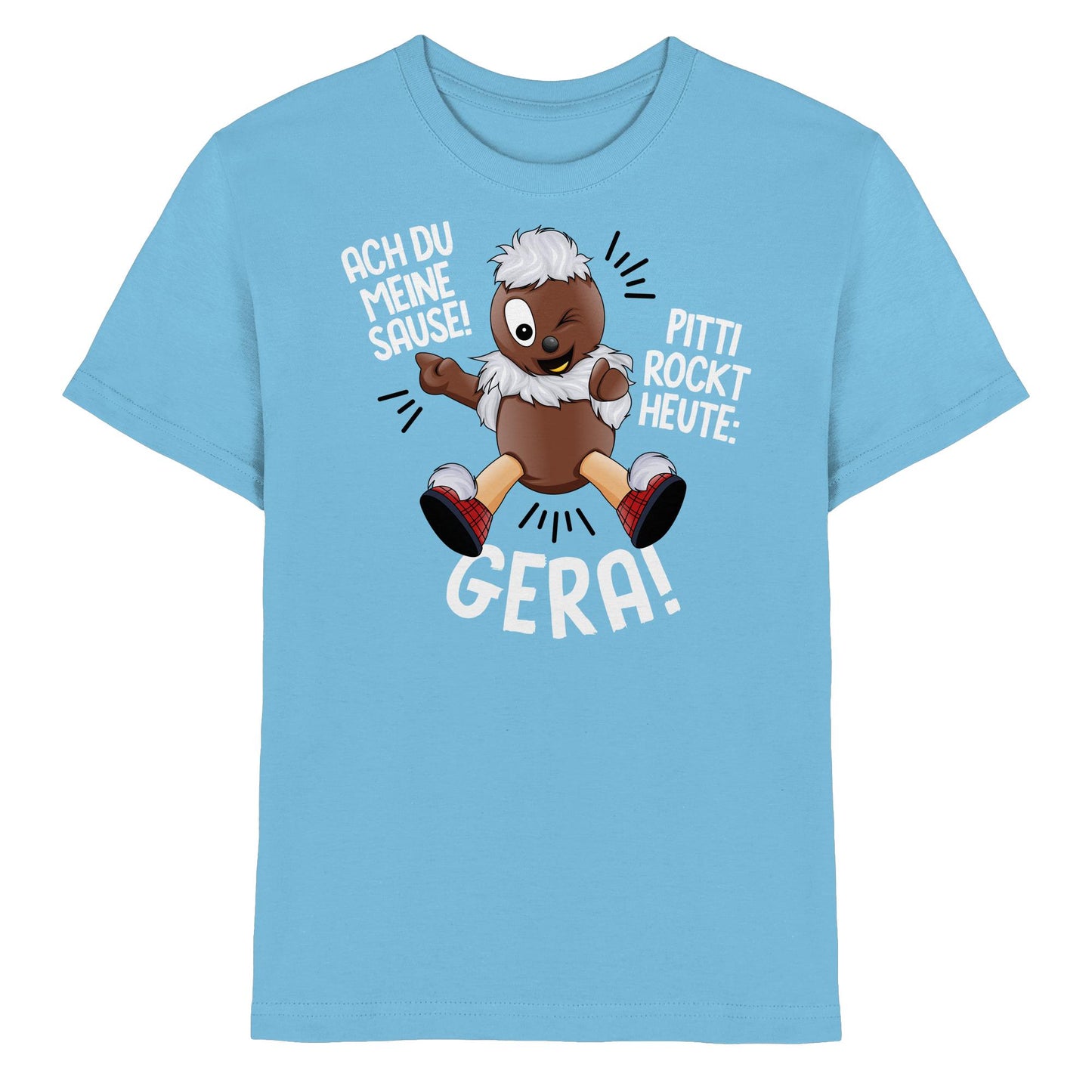 Pitti Stadt Nicki (Kinder Premium Shirt) • PITTI ROCKT HEUTE GERA!