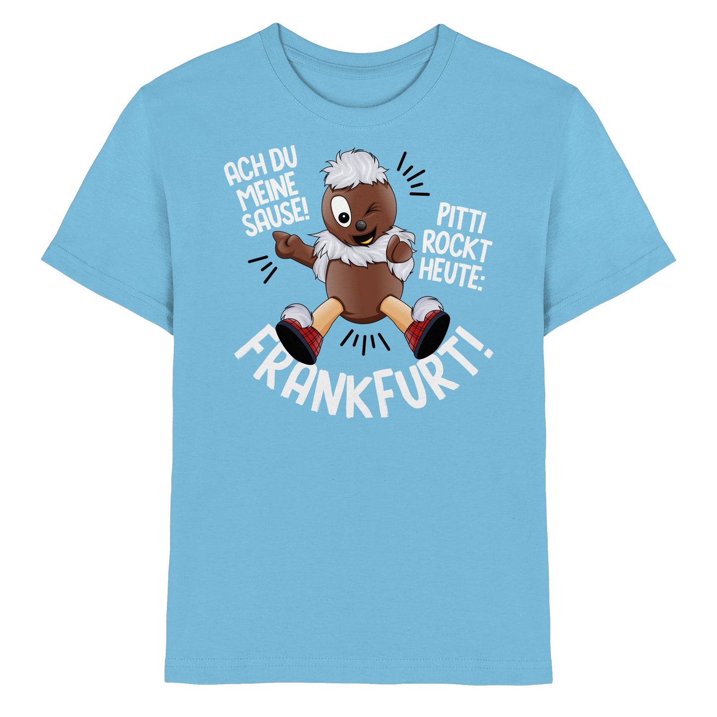 Pitti Stadt Nicki (Kinder Premium Shirt) • PITTI ROCKT HEUTE FRANKFURT!